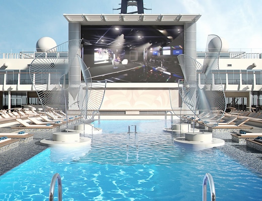 Piscine principale MSC Meraviglia