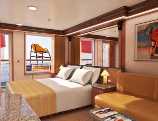Carnival Fantasy - Junior Suite vue Obstruée
