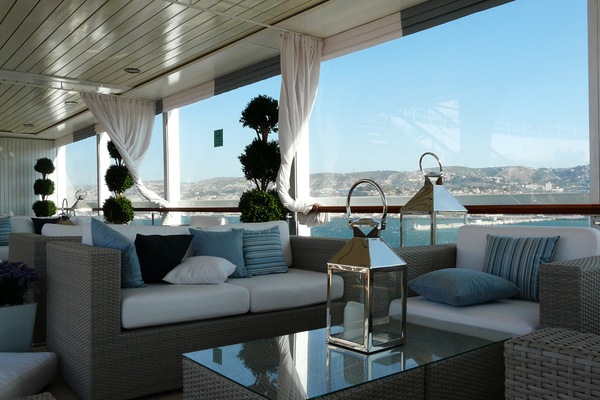 Restaurant Pullmantur vue mer