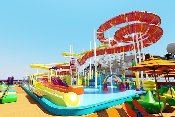 Toboggans aquatiques Carnival Horizon