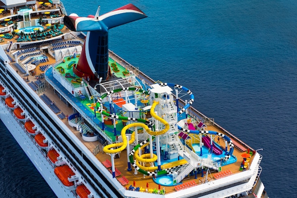 Carnival Sunshine - Vue du ciel