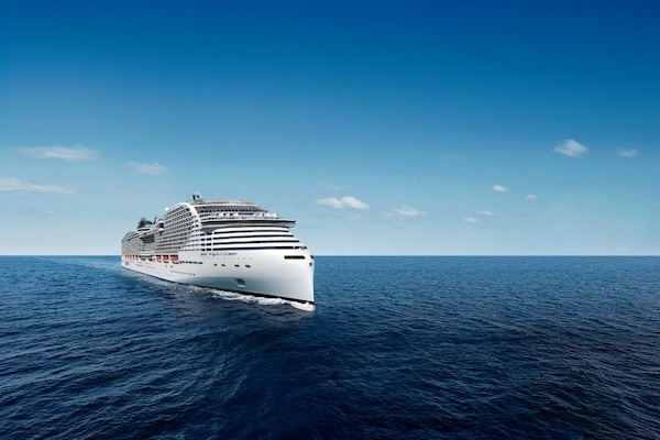 MSC World Europa en mer