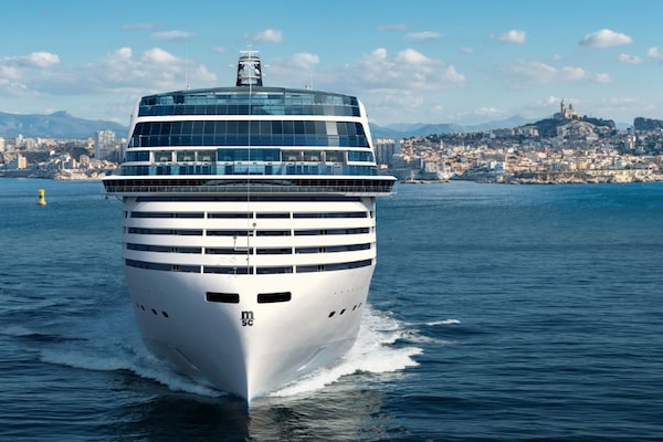 MSC World Europa en navigation