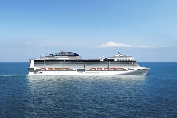 MSC Meraviglia vue de profil