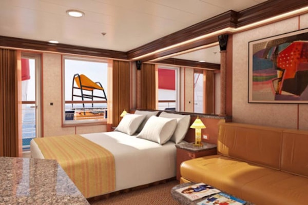 Carnival Fantasy - Junior Suite vue Obstruée