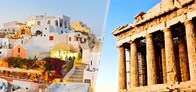 Grèce: Athènes et Santorini en avion