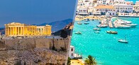 Grèce: Athènes, Mykonos, croisière de 4 jours et Santorin